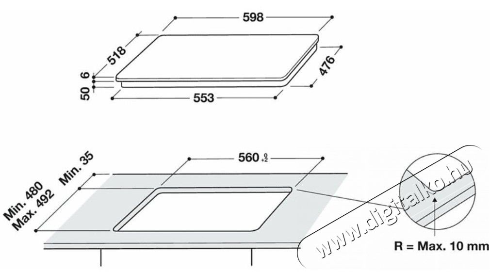 Whirlpool WL B5860 AL be&eacute;p&iacute;thető indukci&oacute;s főzőlap Konyhai term&eacute;kek - S&uuml;tő-főzőlap, tűzhely (be&eacute;p&iacute;thető) - Indukci&oacute;s főzőlap (be&eacute;p&iacute;thető) - 362528