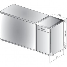 Whirlpool WSFO 3O23 PF keskeny mosogat&oacute;g&eacute;p - feh&eacute;r Konyhai term&eacute;kek - Mosogat&oacute;g&eacute;p - Keskeny (45cm-ig) szabadon&aacute;ll&oacute; mosogat&oacute;g&eacute;p - 348498