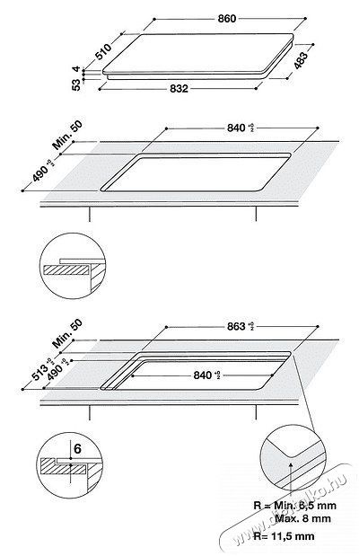Whirlpool SMP 9010 C/NE/IXL Be&eacute;p&iacute;thető indukci&oacute;s főzőlap Konyhai term&eacute;kek - S&uuml;tő-főzőlap, tűzhely (be&eacute;p&iacute;thető) - Indukci&oacute;s főzőlap (be&eacute;p&iacute;thető) - 381798