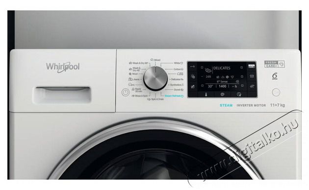 Whirlpool FFWDD 1176258 BCV EE el&ouml;lt&ouml;ltős mos&oacute;-sz&aacute;r&iacute;t&oacute;g&eacute;p H&aacute;ztart&aacute;s / Otthon / K&uuml;lt&eacute;r - Mos&oacute;g&eacute;p / sz&aacute;r&iacute;t&oacute;g&eacute;p - Mos&oacute;-sz&aacute;r&iacute;t&oacute;g&eacute;p - 399798