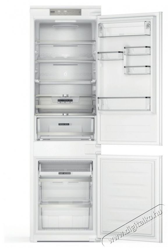 Whirlpool WHC18 T574 P Hűtő be&eacute;p&iacute;thető alulfagyaszt&oacute;s  Konyhai term&eacute;kek - Hűtő, fagyaszt&oacute; (be&eacute;p&iacute;thető) - Alulfagyaszt&oacute;s kombin&aacute;lt hűtő - 372663