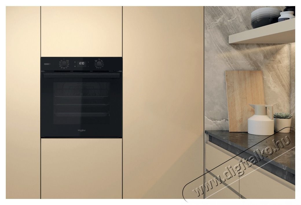 Whirlpool OMSR58RU1SB S&Uuml;TŐ ELEKTROMOS BE&Eacute;P&Iacute;THETŐ GŐZ FUNKCI&Oacute;VAL Konyhai term&eacute;kek - S&uuml;tő-főzőlap, tűzhely (be&eacute;p&iacute;thető) - S&uuml;tő (be&eacute;p&iacute;thető) - 473606