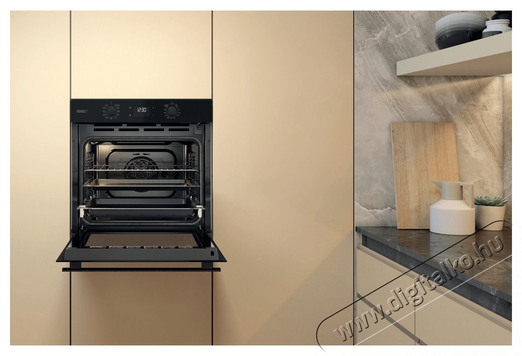 Whirlpool OMSR58RU1SB S&Uuml;TŐ ELEKTROMOS BE&Eacute;P&Iacute;THETŐ GŐZ FUNKCI&Oacute;VAL Konyhai term&eacute;kek - S&uuml;tő-főzőlap, tűzhely (be&eacute;p&iacute;thető) - S&uuml;tő (be&eacute;p&iacute;thető) - 473606