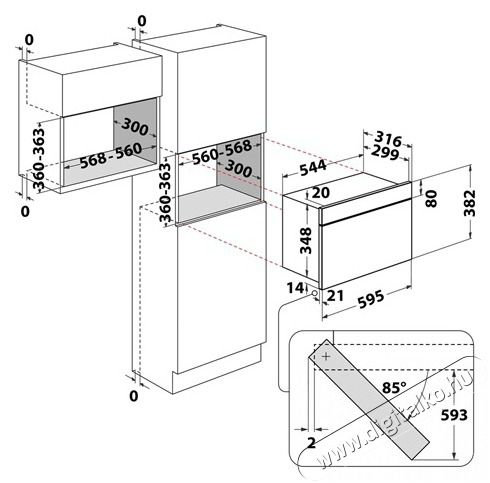 Whirlpool MBNA900B be&eacute;p&iacute;thető mikrohull&aacute;m&uacute; s&uuml;tő Konyhai term&eacute;kek - Mikrohull&aacute;m&uacute; s&uuml;tő - Mikrohull&aacute;m&uacute; s&uuml;tő (be&eacute;p&iacute;thető) - 473619