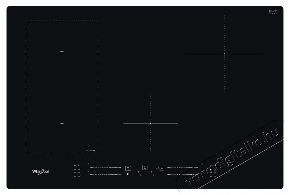 Whirlpool WL S3777 NE be&eacute;p&iacute;thető indukci&oacute;s főzőlap Konyhai term&eacute;kek - S&uuml;tő-főzőlap, tűzhely (be&eacute;p&iacute;thető) - Indukci&oacute;s főzőlap (be&eacute;p&iacute;thető) - 362527