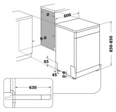 Whirlpool W7F HS51 MOSOGAT&Oacute;G&Eacute;P 15 TER&Iacute;T&Eacute;K Konyhai term&eacute;kek - Mosogat&oacute;g&eacute;p - Norm&aacute;l (60cm) szabadon&aacute;ll&oacute; mosogat&oacute;g&eacute;p - 479683