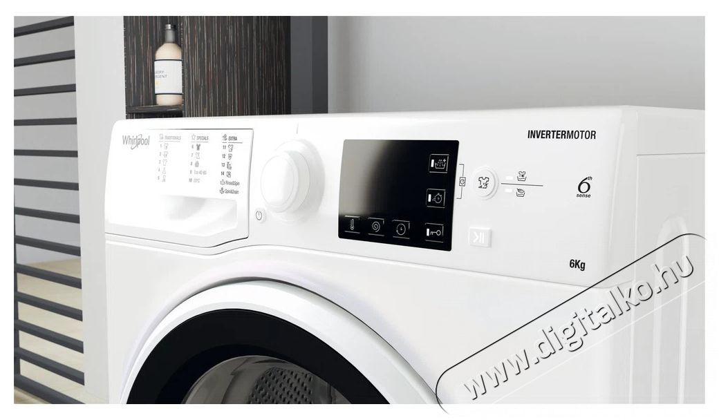 Whirlpool WRBSB 6249 W EU keskeny el&ouml;lt&ouml;ltős mos&oacute;g&eacute;p H&aacute;ztart&aacute;s / Otthon / K&uuml;lt&eacute;r - Mos&oacute;g&eacute;p / sz&aacute;r&iacute;t&oacute;g&eacute;p - El&ouml;lt&ouml;ltős keskeny (45cm-ig) mos&oacute;g&eacute;p - 493173