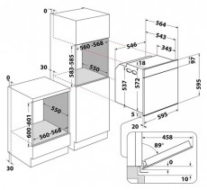 Whirlpool AKZ9S 8260 FB S&Uuml;TŐ BE&Eacute;P&Iacute;THETŐ ELEKTROMOS Konyhai term&eacute;kek - S&uuml;tő-főzőlap, tűzhely (be&eacute;p&iacute;thető) - S&uuml;tő (be&eacute;p&iacute;thető) - 499523