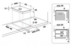 Whirlpool WRD 6030 B FŐZŐLAP BE&Eacute;P&Iacute;THETŐ INDUKCI&Oacute;S Konyhai term&eacute;kek - S&uuml;tő-főzőlap, tűzhely (szabadon&aacute;ll&oacute;) - Elektromos főzőlap (szabadon&aacute;ll&oacute;) - 499521
