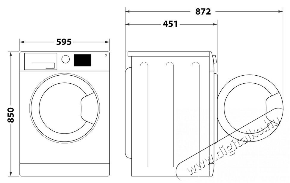 Whirlpool WRSB7259DEU Slim Mos&oacute;g&eacute;p H&aacute;ztart&aacute;s / Otthon / K&uuml;lt&eacute;r - Mos&oacute;g&eacute;p / sz&aacute;r&iacute;t&oacute;g&eacute;p - El&ouml;lt&ouml;ltős keskeny (45cm-ig) mos&oacute;g&eacute;p - 500865