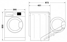 Whirlpool WRSB7259DEU Slim Mos&oacute;g&eacute;p H&aacute;ztart&aacute;s / Otthon / K&uuml;lt&eacute;r - Mos&oacute;g&eacute;p / sz&aacute;r&iacute;t&oacute;g&eacute;p - El&ouml;lt&ouml;ltős keskeny (45cm-ig) mos&oacute;g&eacute;p - 500865