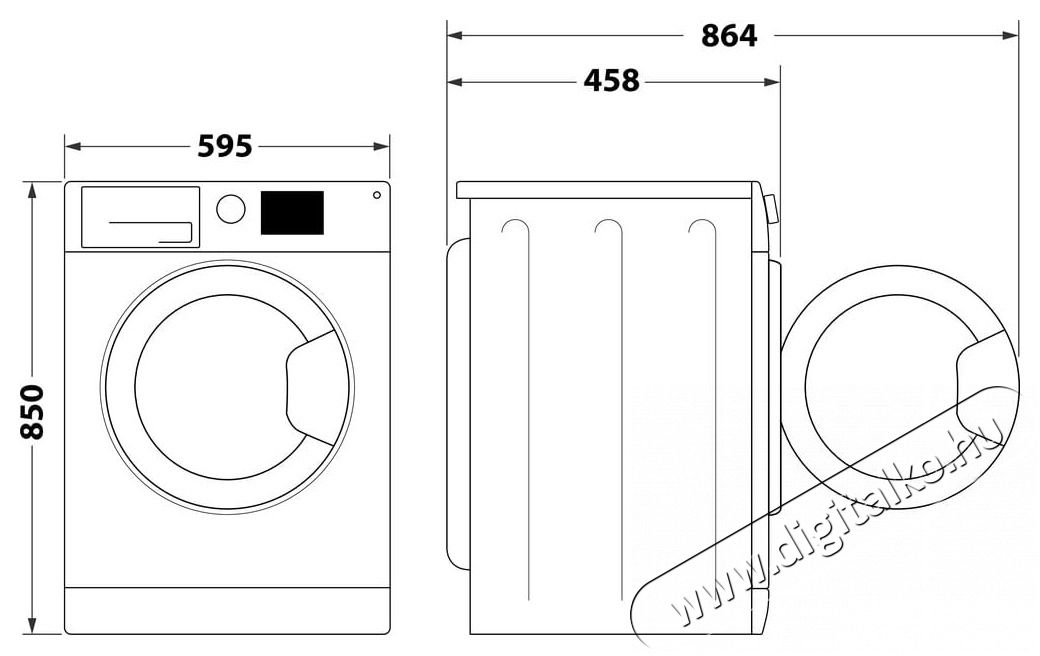 Whirlpool WRBSS 6249 S EU keskeny el&ouml;lt&ouml;ltős mos&oacute;g&eacute;p H&aacute;ztart&aacute;s / Otthon / K&uuml;lt&eacute;r - Mos&oacute;g&eacute;p / sz&aacute;r&iacute;t&oacute;g&eacute;p - El&ouml;lt&ouml;ltős keskeny (45cm-ig) mos&oacute;g&eacute;p - 502594