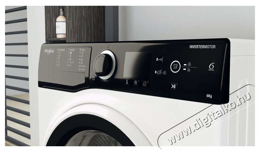 Whirlpool WRBSS 6249 S EU keskeny el&ouml;lt&ouml;ltős mos&oacute;g&eacute;p H&aacute;ztart&aacute;s / Otthon / K&uuml;lt&eacute;r - Mos&oacute;g&eacute;p / sz&aacute;r&iacute;t&oacute;g&eacute;p - El&ouml;lt&ouml;ltős keskeny (45cm-ig) mos&oacute;g&eacute;p - 502594