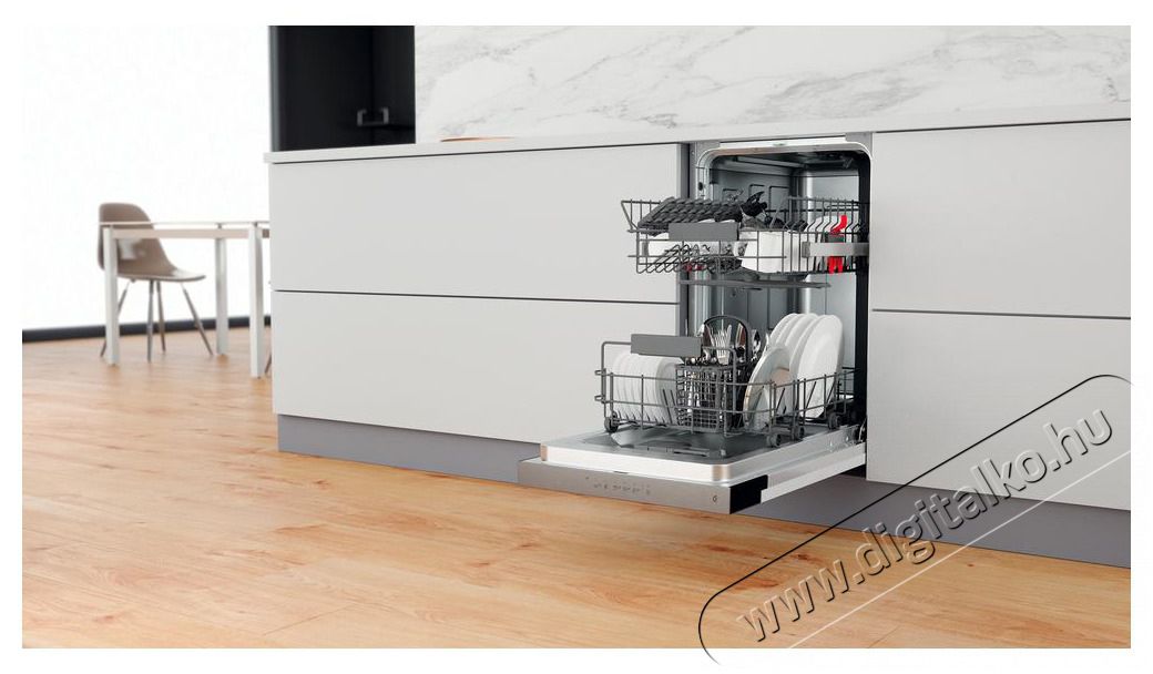 Whirlpool WSBC 3M27 X be&eacute;p&iacute;thető keskeny 10 ter&iacute;t&eacute;kes inox mosogat&oacute;g&eacute;p Konyhai term&eacute;kek - Mosogat&oacute;g&eacute;p - Keskeny (45cm-ig) be&eacute;p&iacute;thető mosogat&oacute;g&eacute;p - 502623