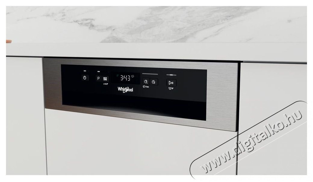 Whirlpool WSBC 3M27 X be&eacute;p&iacute;thető keskeny 10 ter&iacute;t&eacute;kes inox mosogat&oacute;g&eacute;p Konyhai term&eacute;kek - Mosogat&oacute;g&eacute;p - Keskeny (45cm-ig) be&eacute;p&iacute;thető mosogat&oacute;g&eacute;p - 502623
