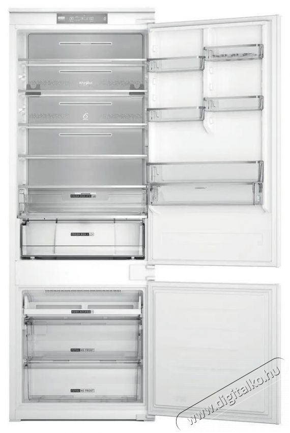 Whirlpool WH SP70 T121 Konyhai term&eacute;kek - Hűtő, fagyaszt&oacute; (be&eacute;p&iacute;thető) - Alulfagyaszt&oacute;s kombin&aacute;lt hűtő - 504647