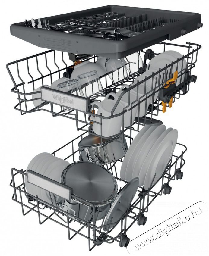 Whirlpool WH6FB10BS7A0X keskeny mosogat&oacute;g&eacute;p Konyhai term&eacute;kek - Mosogat&oacute;g&eacute;p - Keskeny (45cm-ig) szabadon&aacute;ll&oacute; mosogat&oacute;g&eacute;p - 504666