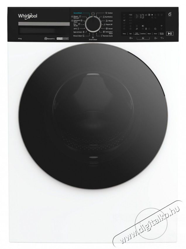Whirlpool WPM 07W ADS EE el&ouml;lt&ouml;ltős mos&oacute;g&eacute;p H&aacute;ztart&aacute;s / Otthon / K&uuml;lt&eacute;r - Mos&oacute;g&eacute;p / sz&aacute;r&iacute;t&oacute;g&eacute;p - El&ouml;lt&ouml;ltős norm&aacute;l (60cm-ig) mos&oacute;g&eacute;p - 504670