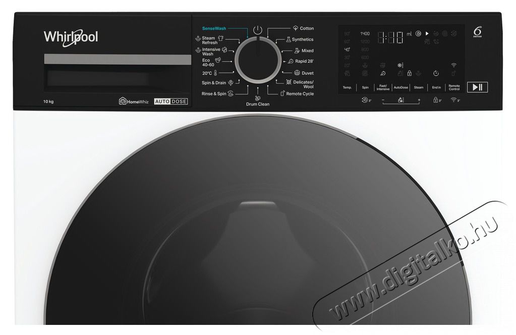 Whirlpool WPM 07W ADS EE el&ouml;lt&ouml;ltős mos&oacute;g&eacute;p H&aacute;ztart&aacute;s / Otthon / K&uuml;lt&eacute;r - Mos&oacute;g&eacute;p / sz&aacute;r&iacute;t&oacute;g&eacute;p - El&ouml;lt&ouml;ltős norm&aacute;l (60cm-ig) mos&oacute;g&eacute;p - 504670