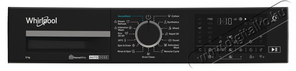 Whirlpool WPM 911W ADS EE el&ouml;lt&ouml;ltős mos&oacute;g&eacute;p H&aacute;ztart&aacute;s / Otthon / K&uuml;lt&eacute;r - Mos&oacute;g&eacute;p / sz&aacute;r&iacute;t&oacute;g&eacute;p - El&ouml;lt&ouml;ltős norm&aacute;l (60cm-ig) mos&oacute;g&eacute;p - 504669