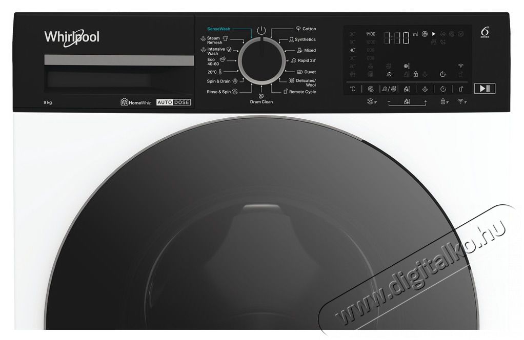 Whirlpool WPM 911W ADS EE el&ouml;lt&ouml;ltős mos&oacute;g&eacute;p H&aacute;ztart&aacute;s / Otthon / K&uuml;lt&eacute;r - Mos&oacute;g&eacute;p / sz&aacute;r&iacute;t&oacute;g&eacute;p - El&ouml;lt&ouml;ltős norm&aacute;l (60cm-ig) mos&oacute;g&eacute;p - 504669