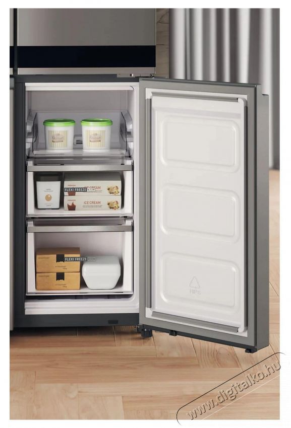 Whirlpool WQ9 B3L EF Side-by-Side hűtőszekr&eacute;ny Konyhai term&eacute;kek - Hűtő, fagyaszt&oacute; (szabadon&aacute;ll&oacute;) - Amerikai t&iacute;pus&uacute; Side By Side hűtő - 502699