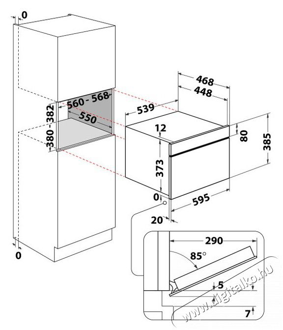 Whirlpool WMD44MB Be&eacute;p&iacute;thető mikr&oacute; Konyhai term&eacute;kek - Mikrohull&aacute;m&uacute; s&uuml;tő - Mikrohull&aacute;m&uacute; s&uuml;tő (be&eacute;p&iacute;thető) - 505281