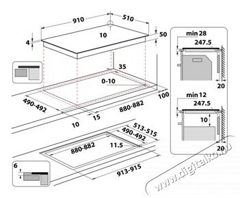 Whirlpool WEX9024DCFF FŐZŐLAP BE&Eacute;P&Iacute;THETŐ INDUKCI&Oacute;S Konyhai term&eacute;kek - S&uuml;tő-főzőlap, tűzhely (be&eacute;p&iacute;thető) - Indukci&oacute;s főzőlap (be&eacute;p&iacute;thető) - 505374