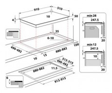 Whirlpool WEX9024DCFF FŐZŐLAP BE&Eacute;P&Iacute;THETŐ INDUKCI&Oacute;S Konyhai term&eacute;kek - S&uuml;tő-főzőlap, tűzhely (be&eacute;p&iacute;thető) - Indukci&oacute;s főzőlap (be&eacute;p&iacute;thető) - 505374