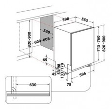 Whirlpool WH6IC16B4M6T0 MOSOGAT&Oacute;G&Eacute;P BE&Eacute;P&Iacute;THETŐ 16 TER&Iacute;T&Eacute;K Konyhai term&eacute;kek - Mosogat&oacute;g&eacute;p - Keskeny (45cm-ig) be&eacute;p&iacute;thető mosogat&oacute;g&eacute;p - 505342