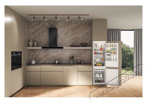 Whirlpool WHC18D011A2 HŰTŐ ALULFAGYASZT&Oacute;S BE&Eacute;P&Iacute;THETŐ Konyhai term&eacute;kek - Hűtő, fagyaszt&oacute; (be&eacute;p&iacute;thető) - Alulfagyaszt&oacute;s kombin&aacute;lt hűtő - 505370