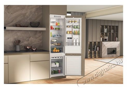 Whirlpool WHC20D013D1 HŰTŐ ALULFAGYASZT&Oacute;S BE&Eacute;P&Iacute;THETŐ Konyhai term&eacute;kek - Hűtő, fagyaszt&oacute; (be&eacute;p&iacute;thető) - Alulfagyaszt&oacute;s kombin&aacute;lt hűtő - 505368