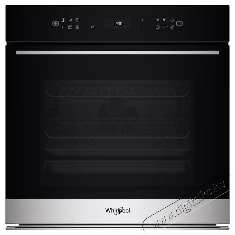 Whirlpool WOI78PT1SXA be&eacute;p&iacute;thető elektromos s&uuml;tő, 73 l, pirolitikus &ouml;ntiszt&iacute;t&aacute;s, 6th Sense technol&oacute;gia, A+ energiaoszt&aacute;ly, fekete/rozsdamentes ac&eacute;l Konyhai term&eacute;kek - S&uuml;tő-főzőlap, tűzhely (be&eacute;p&iacute;thető) - S&uuml;tő (be&eacute;p&iacute;thető) - 538053