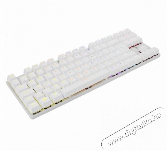 White Shark COMMANDOS GK-2106W/BL-HU feh&eacute;r mechanikus magyar (blue switch) gamer billentyűzet Iroda &eacute;s sz&aacute;m&iacute;t&aacute;stechnika - Billentyűzet / billentyűzet szett - Vezet&eacute;kes - 455877