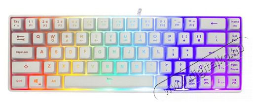 White Shark GK-2201W-US RONIN-W feh&eacute;r membr&aacute;n gamer billentyűzet Iroda &eacute;s sz&aacute;m&iacute;t&aacute;stechnika - Billentyűzet / billentyűzet szett - Vezet&eacute;kes - 456609