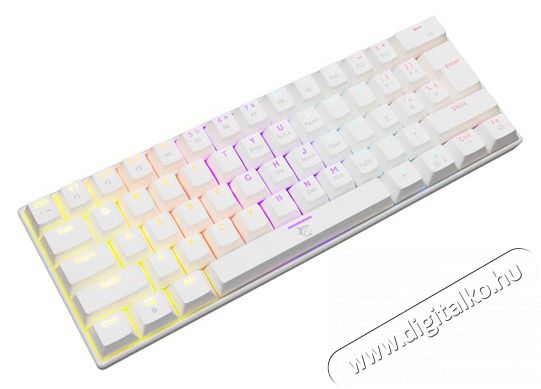 White Shark SHINOBI GK-2022W/BR-US feh&eacute;r mechanikus gamer billentyűzet Iroda &eacute;s sz&aacute;m&iacute;t&aacute;stechnika - Billentyűzet / billentyűzet szett - Vezet&eacute;k n&eacute;lk&uuml;li - 463287