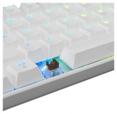 White Shark SHINOBI GK-2022W/BR-US feh&eacute;r mechanikus gamer billentyűzet Iroda &eacute;s sz&aacute;m&iacute;t&aacute;stechnika - Billentyűzet / billentyűzet szett - Vezet&eacute;k n&eacute;lk&uuml;li - 463287