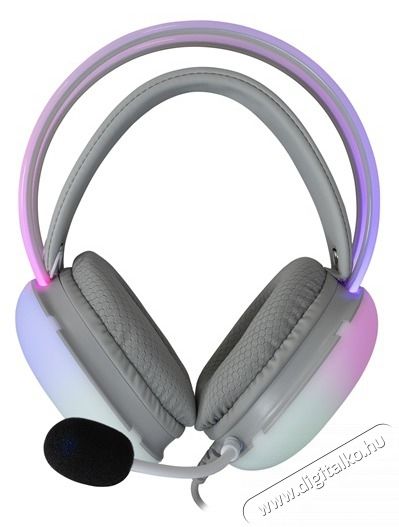 White Shark FIREFLY GH-2342W feh&eacute;r gamer fejhallgat&oacute; Audio-Video / Hifi / Multim&eacute;dia - F&uuml;l &eacute;s Fejhallgat&oacute;k - Fejhallgat&oacute; mikrofonnal / headset - 500236