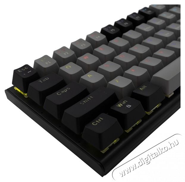 White Shark WAKIZASHI GK-002172-G-B/BL-US sz&uuml;rke/fekete mechanikus gamer billentyűzet Iroda &eacute;s sz&aacute;m&iacute;t&aacute;stechnika - Billentyűzet / billentyűzet szett - Vezet&eacute;kes - 500246