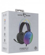 White Shark FIREFLY GH-2342B fekete gamer fejhallgat&oacute; Audio-Video / Hifi / Multim&eacute;dia - F&uuml;l &eacute;s Fejhallgat&oacute;k - Fejhallgat&oacute; - 507355