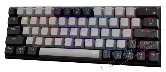 White Shark GK-002713V2-G-B/R-HU Wakizashi 2 HUN sz&uuml;rke-fekete (red switch) gamer billentyűzet Iroda &eacute;s sz&aacute;m&iacute;t&aacute;stechnika - Billentyűzet / billentyűzet szett - Vezet&eacute;kes - 507089