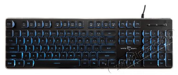 White Shark GK-003141B-US Tachi US fekete gamer billentyűzet Iroda &eacute;s sz&aacute;m&iacute;t&aacute;stechnika - Billentyűzet / billentyűzet szett - Vezet&eacute;kes - 506977
