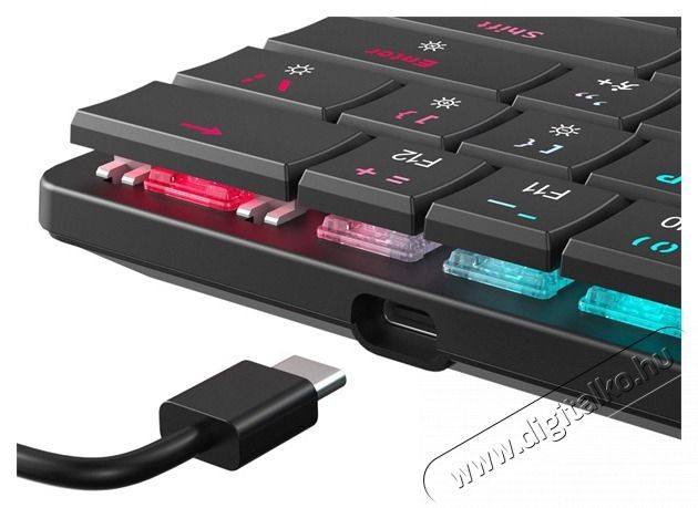 White Shark GK-006111-B/R-US Nagamaki US fekete (red switch) gamer billentyűzet Iroda &eacute;s sz&aacute;m&iacute;t&aacute;stechnika - Billentyűzet / billentyűzet szett - Vezet&eacute;kes - 506981