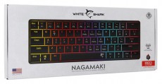White Shark GK-006111-B/R-US Nagamaki US fekete (red switch) gamer billentyűzet Iroda &eacute;s sz&aacute;m&iacute;t&aacute;stechnika - Billentyűzet / billentyűzet szett - Vezet&eacute;kes - 506981