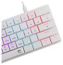 White Shark GK-006211-W/R-US Nagamaki US feh&eacute;r (red switch) gamer billentyűzet Iroda &eacute;s sz&aacute;m&iacute;t&aacute;stechnika - Billentyűzet / billentyűzet szett - Vezet&eacute;kes - 507086