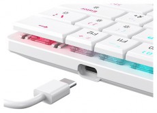 White Shark GK-006211-W/R-US Nagamaki US feh&eacute;r (red switch) gamer billentyűzet Iroda &eacute;s sz&aacute;m&iacute;t&aacute;stechnika - Billentyűzet / billentyűzet szett - Vezet&eacute;kes - 507086