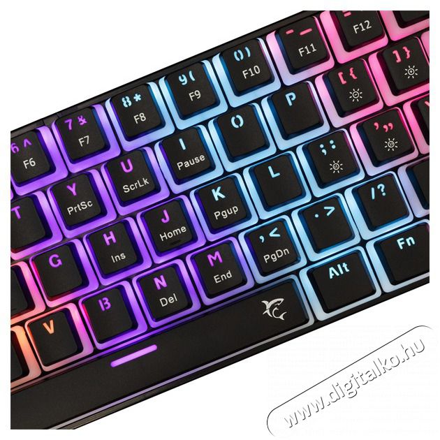 White Shark GK-2202-2B/BL-US Ashiko 2 US fekete (blue switch) gamer billentyűzet Iroda &eacute;s sz&aacute;m&iacute;t&aacute;stechnika - Billentyűzet / billentyűzet szett - Vezet&eacute;kes - 507090