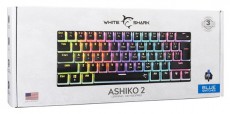 White Shark GK-2202-2B/BL-US Ashiko 2 US fekete (blue switch) gamer billentyűzet Iroda &eacute;s sz&aacute;m&iacute;t&aacute;stechnika - Billentyűzet / billentyűzet szett - Vezet&eacute;kes - 507090
