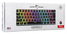 White Shark GK-2202-2B/R-US Ashiko 2 US fekete (red switch) gamer billentyűzet Iroda &eacute;s sz&aacute;m&iacute;t&aacute;stechnika - Billentyűzet / billentyűzet szett - Vezet&eacute;kes - 507091