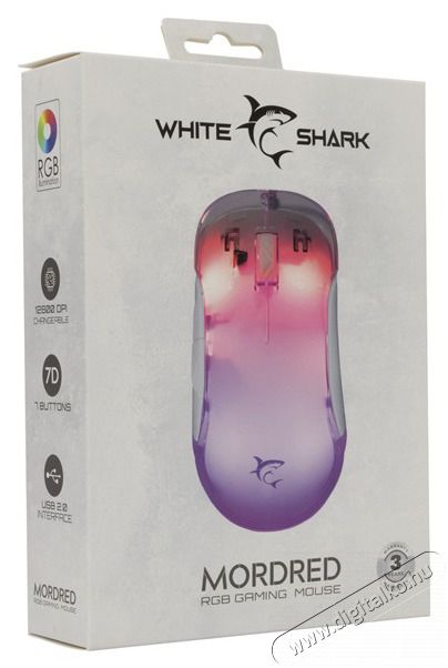 White Shark GM-5017W Mordred feh&eacute;r gamer eg&eacute;r Iroda &eacute;s sz&aacute;m&iacute;t&aacute;stechnika - Eg&eacute;r - Vezet&eacute;kes eg&eacute;r - 507276